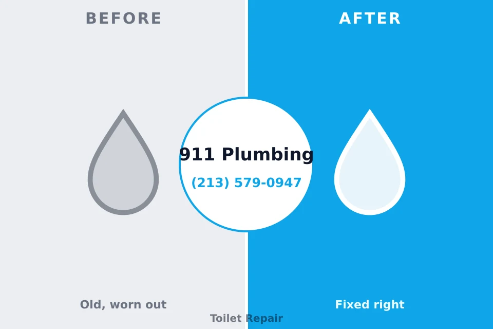 Before and after: plumbing repair South Greeley, WY